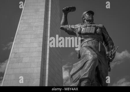 Die Statue des Unbekannten Soldaten an der Held Morgen in der Nähe der namibischen Hauptstadt Windhoek Stockfoto