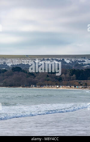 Schnee in South West England Stockfoto