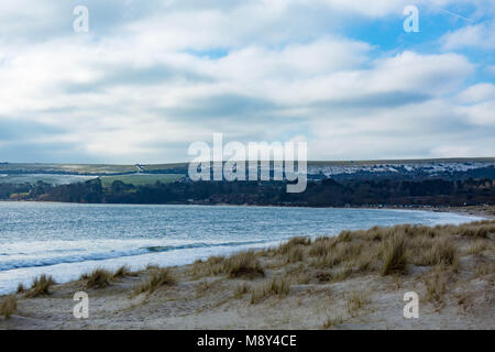 Schnee in South West England Stockfoto