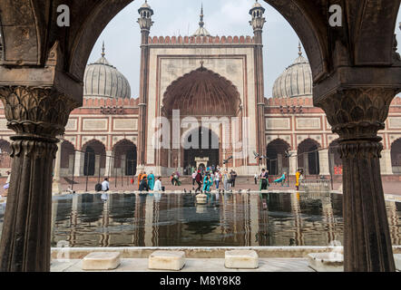 Jama Masjid-Delhi Stockfoto