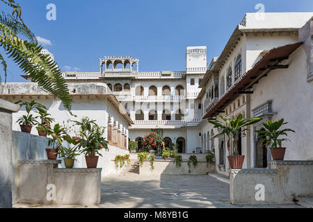 Hotel Castle Bijaipur - Bassi, Chittorgarh, Rajasthan, Indien Stockfoto