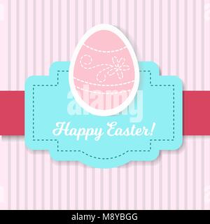 Ostern Party Flyer Abbildung Stock Vektor