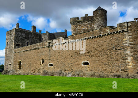 Blackness Castle in der Nähe der schottischen Dorf der Schwärze an den Ufern des Firth von weiter in West Lothian, Schottland, Großbritannien Stockfoto