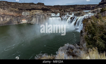 Shoshone Falls, Twin Falls, Idaho, auf dem Snake Fluss Stockfoto