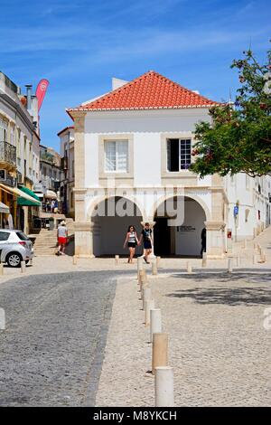 Ansicht des alten Sklavenmarkt Gebäude auf dem Marktplatz, Lagos, Algarve, Portugal, Europa. Stockfoto