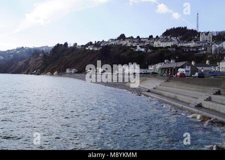 Der Strand am Alten Laxey, von der Insel Man Stockfoto