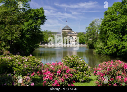 Kurpark, Wiesbaden, Hessen, Deutschland Stockfoto