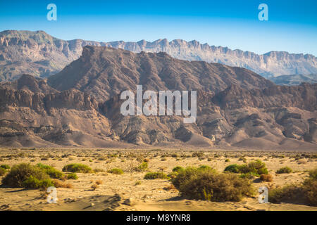 Atlas-Gebirge, Chebika, Grenze der Sahara, Tunesien Stockfoto