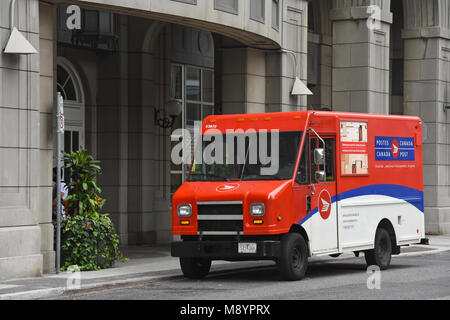 Kanada Postauto in der Innenstadt von Toronto, Kanada Stockfoto