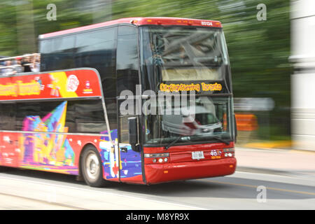 Sightseeing Tour Bus, Toronto, Kanada Stockfoto