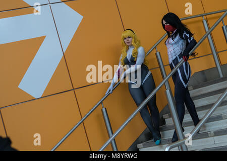 MCM Comic Con Birmingham März 2018 Stockfoto