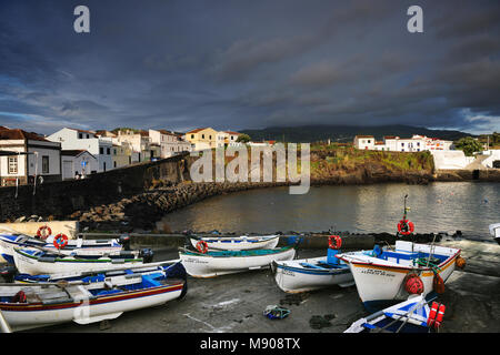 Fischerboote in Lagoa. São Miguel, Azoren. Portugal Stockfoto