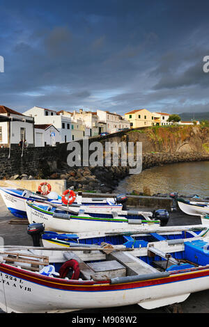 Fischerboote in Lagoa. São Miguel, Azoren. Portugal Stockfoto