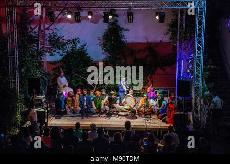 Sufi Musik Konzert am Institut der islamischen Kulturen, Paris, Frankreich. Stockfoto