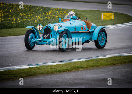 Patrick Blakeney - Edwards fahren 1933 Alfa Romeo 8C 2300 Monza in der caracciola Sportwagenrennen während der 2018 Goodwood Mitgliederversammlung 76 MM Stockfoto