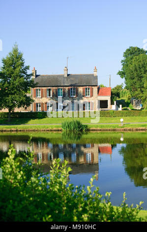 Cerisy la Foret Manche Normandie Frankreich Stockfoto