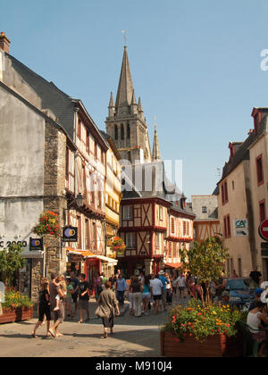 Ort Henri IV Pierre Kathedrale Vannes Morbihan Bretagne Frankreich Stockfoto