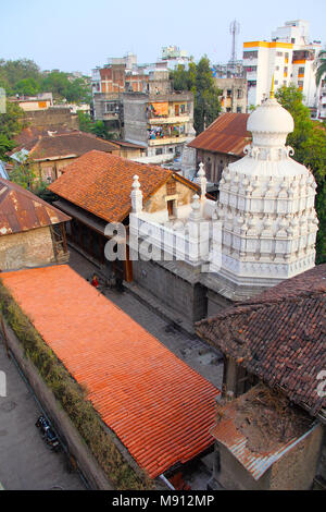 Nageshwar Tempel, den Tempel des Gottes Shiva, in Somwar Peth, Pune entfernt. Es ist einer der ältesten Tempel in Maharashtra stammt aus dem 14. Cen Stockfoto