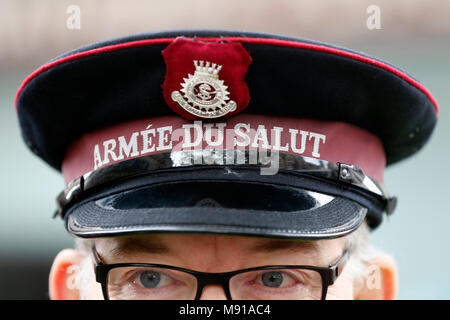 Frankreich Salvation Army Band. Straßburg. Frankreich. Stockfoto