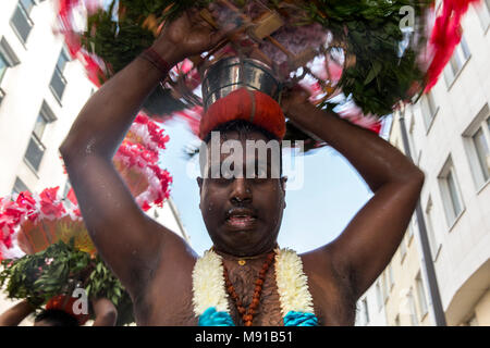 Ganesh Festival in Paris. Frankreich. Stockfoto