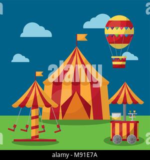 Karneval fair Festival Stock Vektor