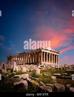 GR - Athen: Die Akropolis Stockfoto