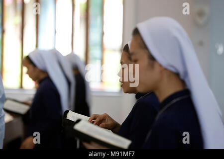 Dominikanische Gemeinschaft von Bien Hoa. Catholc Schwestern an Service. Vietnam. Stockfoto