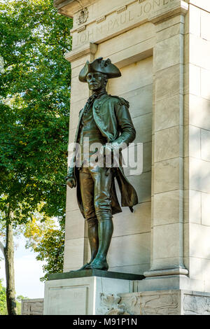Commodore John Paul Jones Statue, West Potomac Park, 17th Street SW, Washington DC Stockfoto