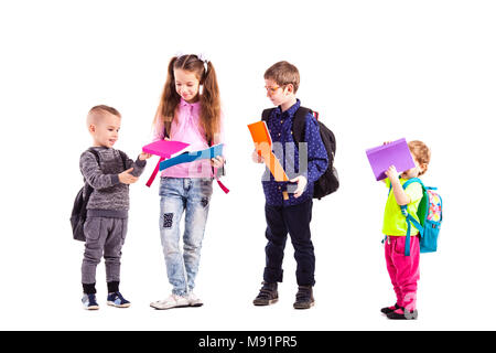 Die Schülerinnen und Schüler Erfahrungen Stockfoto