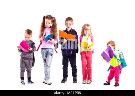 Die Schülerinnen und Schüler Erfahrungen Stockfoto