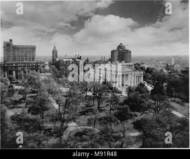 Luftaufnahme Capitol Square, Richmond, Virginia Stockfoto