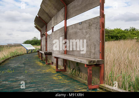 Rainham, UK. 19 Mai, 2017. Rainham Marshes ist ein Bereich der mittelalterlichen Moor auf die Mündung der Themse verwaltet als Naturschutzgebiet seit 2000 von der RSPB Stockfoto