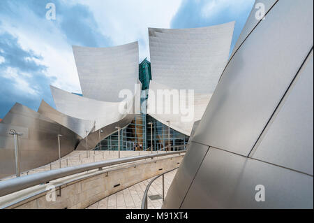 Walt Disney Concert Hall in Los Angeles Stockfoto