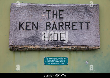 Rainham, UK. 19 Mai, 2017. Die Ken Barrett Ausblenden in Rainham Marshes. Rainham Marshes ist ein Bereich der mittelalterlichen Moor auf die Mündung der Themse verwaltet ein Stockfoto