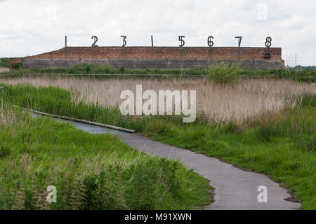 Rainham, UK. 19 Mai, 2017. Rainham Marshes ist ein Bereich der mittelalterlichen Moor auf die Mündung der Themse verwaltet als Naturschutzgebiet seit 2000 von der RSPB Stockfoto
