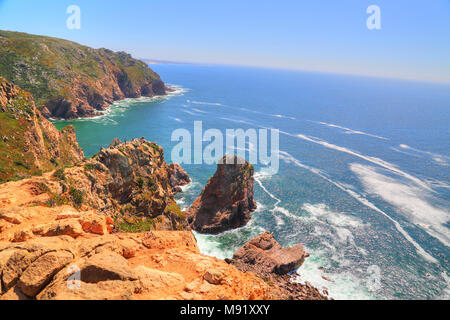 Cabo da Roca malerische Küste Stockfoto