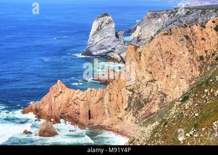 Cabo da Roca malerische Küste Stockfoto