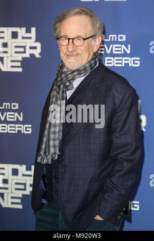 Rom, Italien. 21 Mär, 2018. Steven Spielberg nimmt an den 'Ready Player One' Fotoshooting im Hotel De Russie am 21. März 2018 in Rom, Italien. Credit: Geisler-Fotopress/Alamy leben Nachrichten Stockfoto