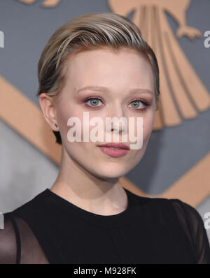 Hollywood, Kalifornien, USA. 21 Mär, 2018. Ivanna Sakhno kommt für die 'Pacific Rim Aufstand 'Global Premiere auf dem chinesischen Theater. Credit: Lisa O'Connor/ZUMA Draht/Alamy leben Nachrichten Stockfoto