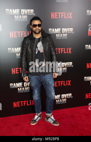 Los Angeles, Ca, USA. 21 Mär, 2018. Shaggy am Netflix Los Angeles Premiere von Game Over, Man! Im Regency Dorf Theater in Los Angeles, Kalifornien am 21. März 2018. Quelle: Steve Rose/Medien Punch/Alamy leben Nachrichten Stockfoto