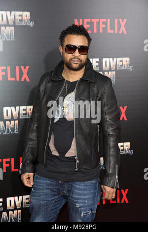 Los Angeles, Ca, USA. 21 Mär, 2018. Shaggy am Netflix Los Angeles Premiere von Game Over, Man! Im Regency Dorf Theater in Los Angeles, Kalifornien am 21. März 2018. Quelle: Steve Rose/Medien Punch/Alamy leben Nachrichten Stockfoto
