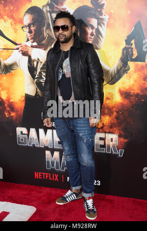 Los Angeles, Ca, USA. 21 Mär, 2018. Shaggy am Netflix Los Angeles Premiere von Game Over, Man! Im Regency Dorf Theater in Los Angeles, Kalifornien am 21. März 2018. Quelle: Steve Rose/Medien Punch/Alamy leben Nachrichten Stockfoto
