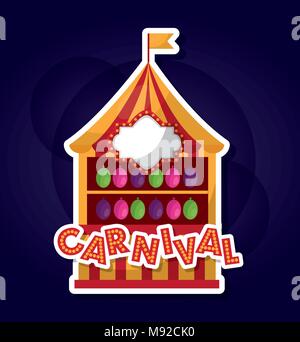 Karneval Vergnügungspark Stock Vektor