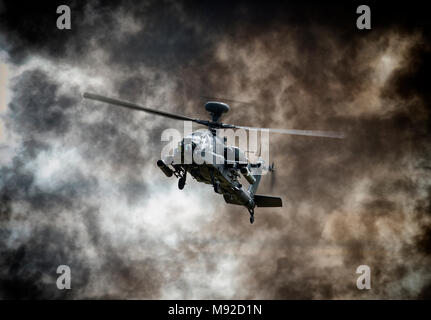 Apache auf yeovilton Airshow 2017 Stockfoto