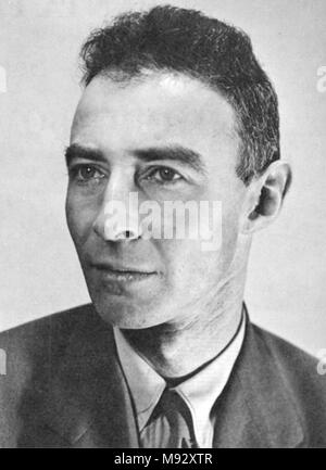 Julius Robert Ooppenheimer (1904-1967) amerikanischer theoretischer Physiker Stockfoto