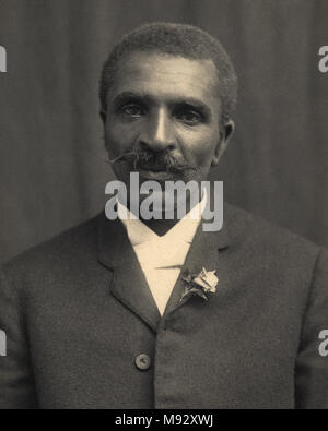 George Washington Carver (1860 - 1943), US-amerikanischer Botaniker und Erfinder Stockfoto