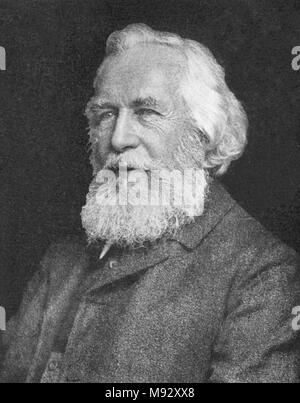Ernst Heinrich Philipp August Haeckel (1834-1919), deutscher Biologe, Naturforscher, Philosoph, Arzt, Professor, Meeresbiologe, Stockfoto