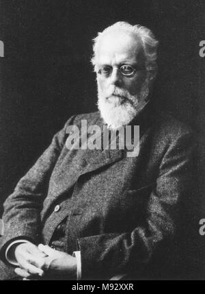 August Weismann, August Friedrich Leopold Weismann (1834-1914), deutscher Evolutionsbiologe. Stockfoto