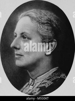 Charlotte Maria Yonge (1823 - 1901) englischer Schriftsteller Stockfoto