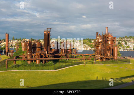 Gas Park am Lake Union in Seattle, Washington Stockfoto